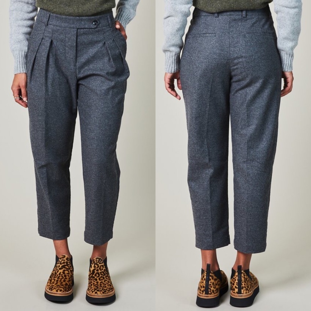 YMC You Must Create Annie Pleated Herringbone Tab